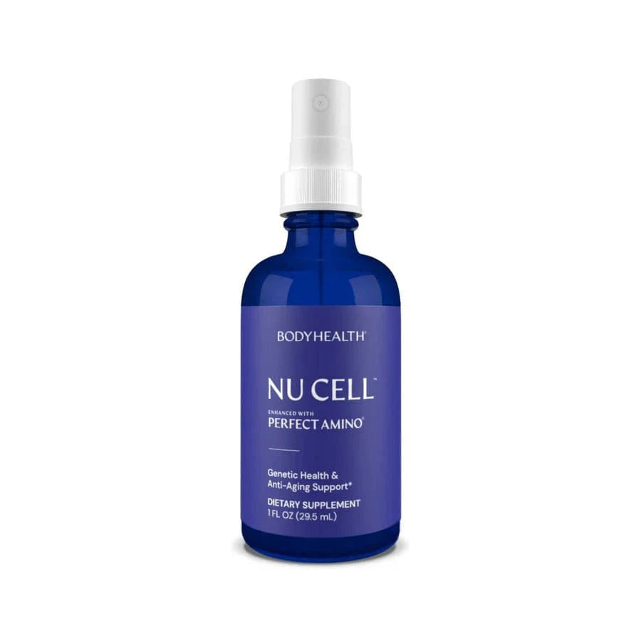 Nu Cell oral spray 29,5 ml med B-vitaminer, nukleotider og 30 portioner i en kompakt sprayflaske