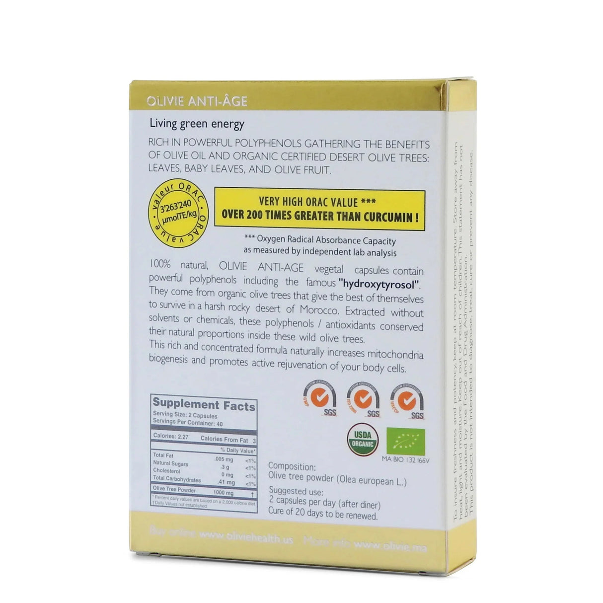 OLIVIE Anti-Age - The Ultimate Organic Anti-Aging Solution - Uno Vita AS