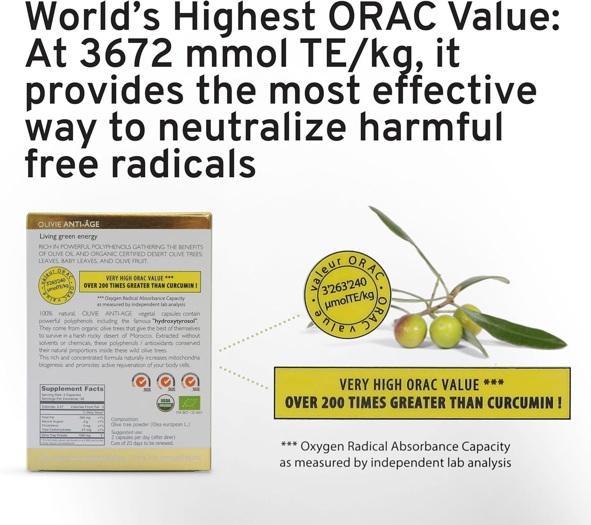 OLIVIE Anti-Age - The Ultimate Organic Anti-Aging Solution - Uno Vita AS