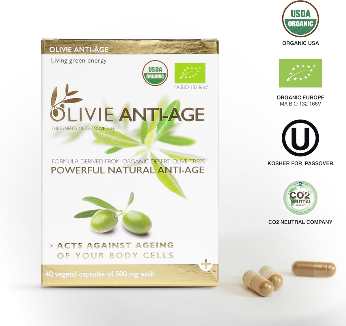OLIVIE Anti-Age - La solución antienvejecimiento orgánica definitiva - Uno Vita AS