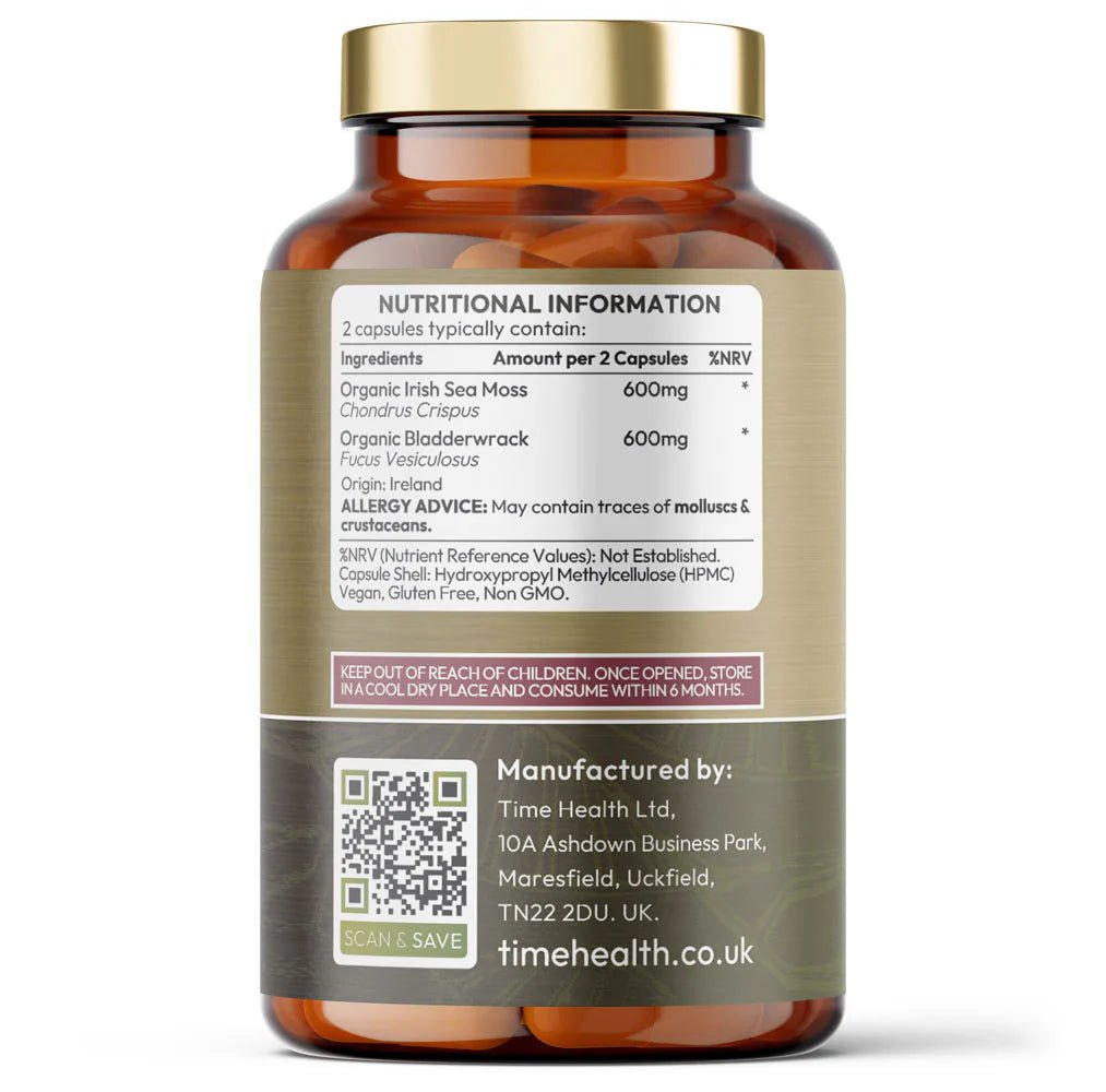 Organic Irish Sea Moss and Bladderwrack - Uno Vita AS
