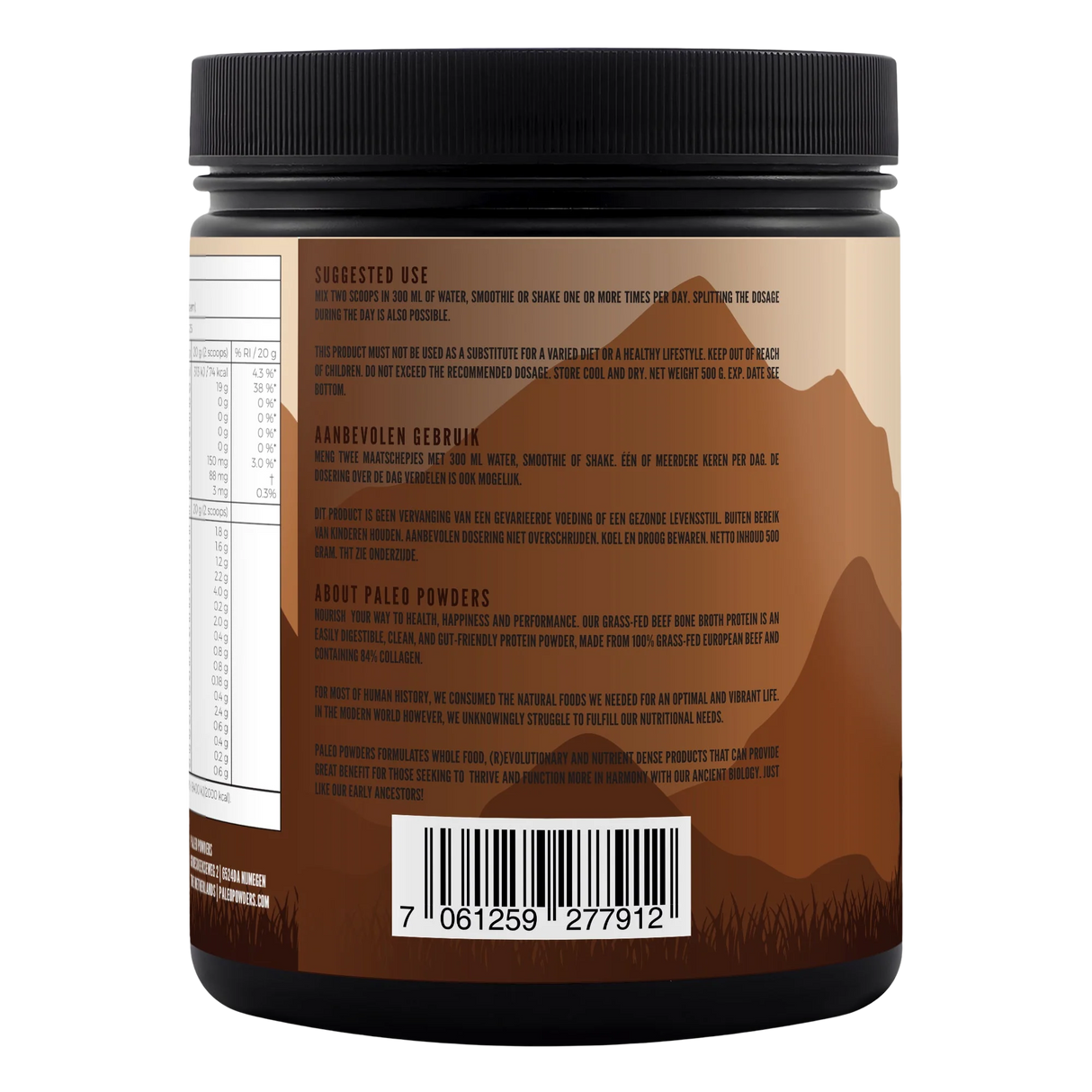 Paleo Collagen Hydrolyzate – Grass-Fed (500 grams)