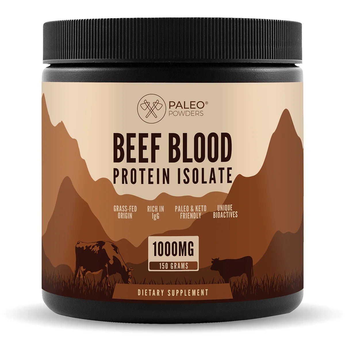Paleo Proteine isolate del sangue di manzo - Grass - Fed - 150 grammi - Uno Vita AS