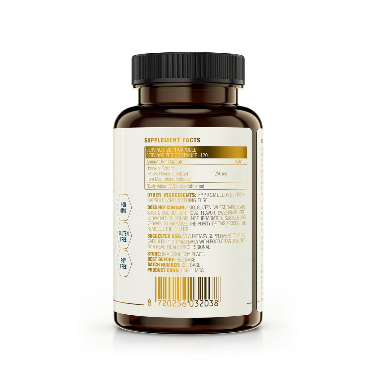 Pure Honokiol (250mg Capsule) - Uno Vita AS