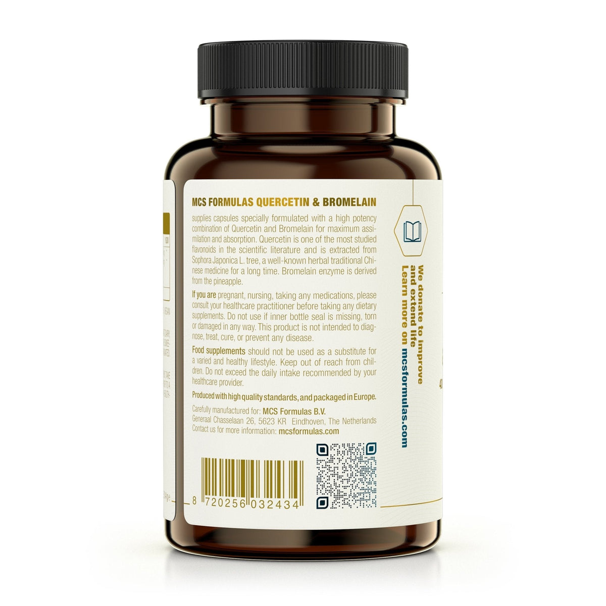 Quercetin & Bromelain, 400 mg, 100 Kapseln – Uno Vita AS