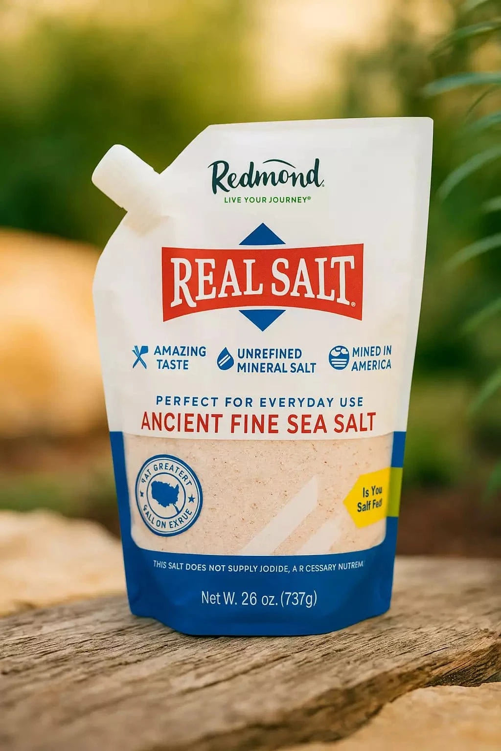 Sel de mer ancien Real Salt (737 grammes) - Uno Vita AS