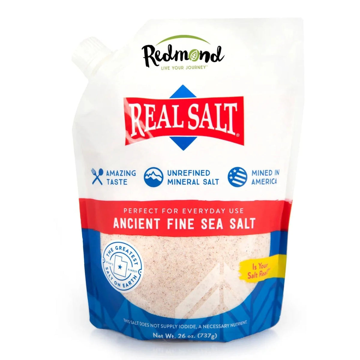Sel de mer ancien Real Salt (737 grammes) - Uno Vita AS