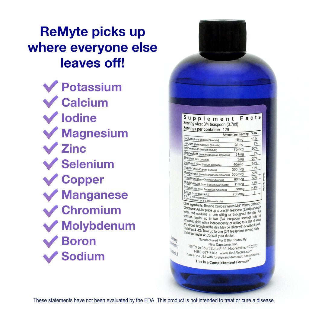 ReMyte Mineral Solution (480 ml) - Uno Vita AS