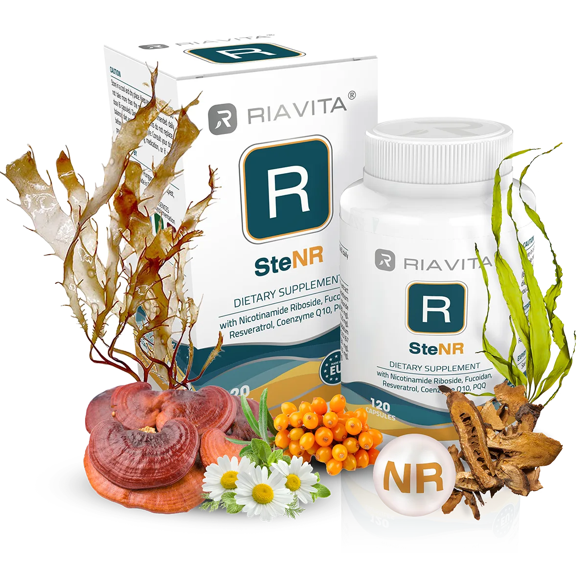 Riavita SteNR (Anti-aging with NR and Herbs) - Uno Vita AS