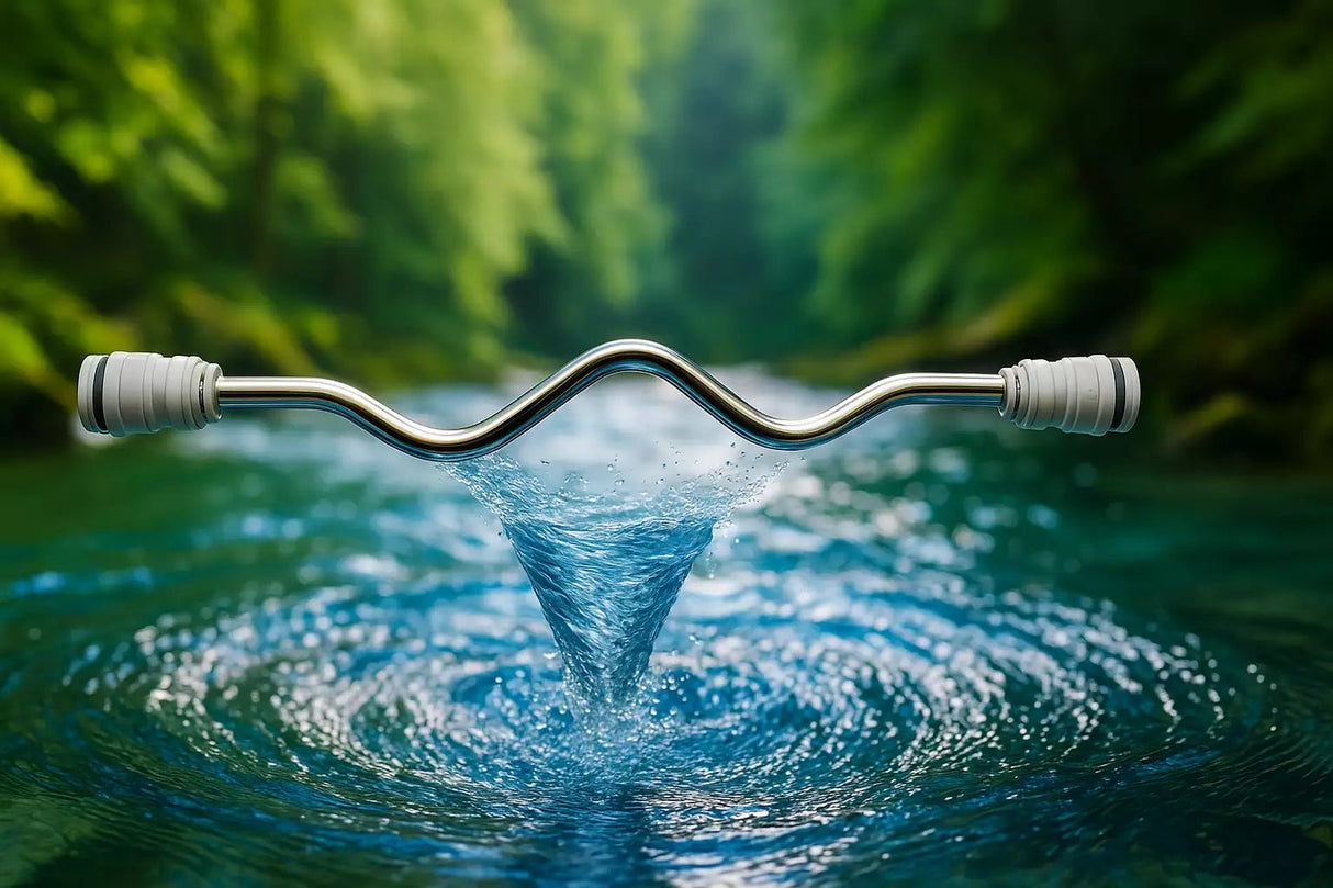 River of Life Vortex-Wasserbelebung für Filter (3/8 Zoll) – Uno Vita AS