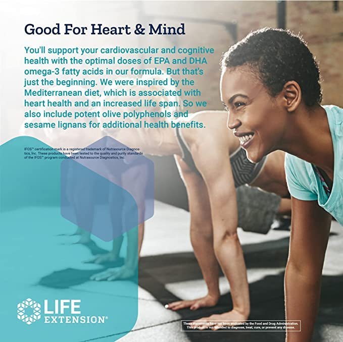 Super Omega - Aceite de pescado 3 EPA/DHA, lignanos de sésamo y extracto de oliva - Uno Vita AS