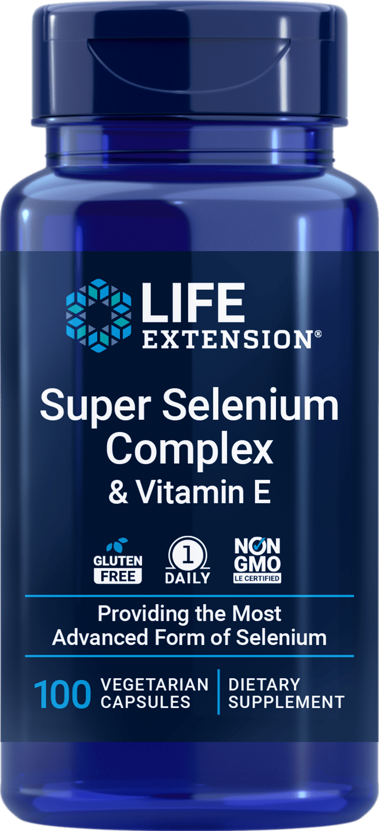 Life Extension Super Selenium Complex E-vitamiinilla, 100 kasviskapselia