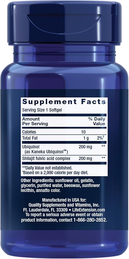 Super Ubiquinol CoQ10 with Enhanced Mitochondrial Support (200 mg) - Uno Vita AS