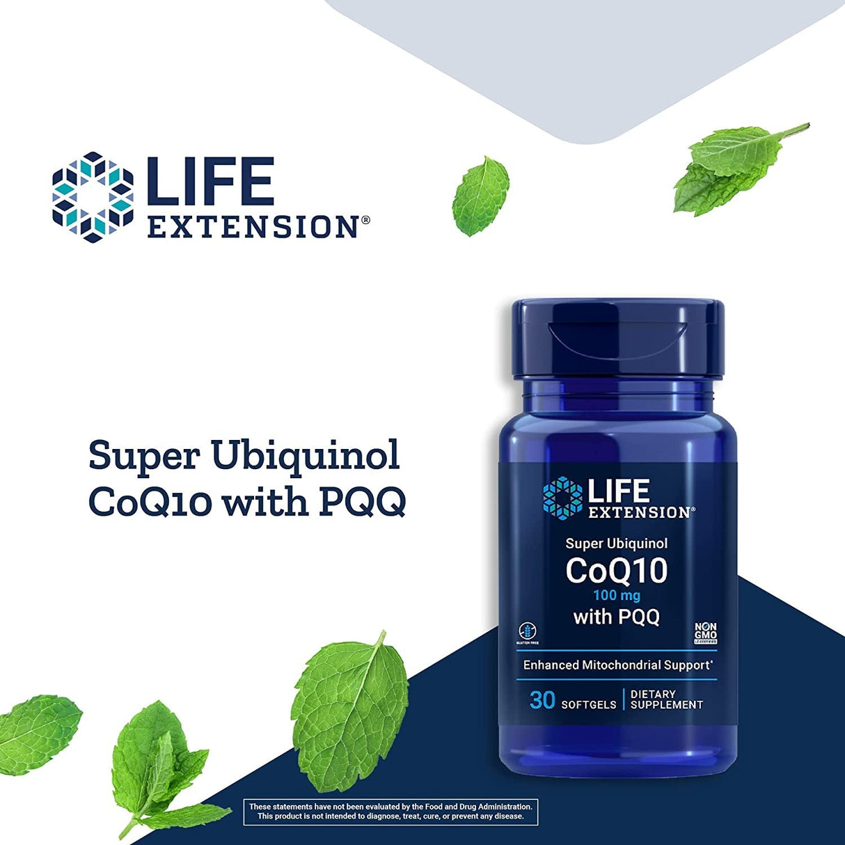 Super Ubiquinol CoQ10 med PQQ (100 mg) - Uno Vita AS
