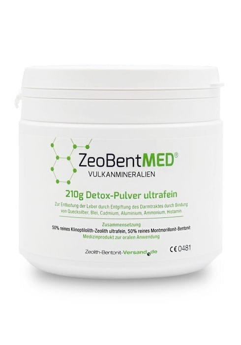 超微粒子 ZeoBent MED® デトックス パウダー 内用 (200g) - Uno Vita AS