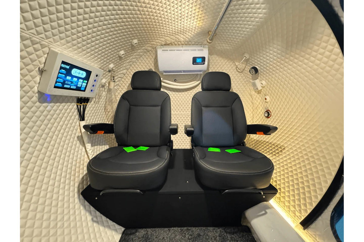 Uno Vita – Macypan HE5000Plus (1–4 Personen) Mehrplatz-Hyperbare-Sauerstoff-Therapiekammer mit Hartschale – Uno Vita AS