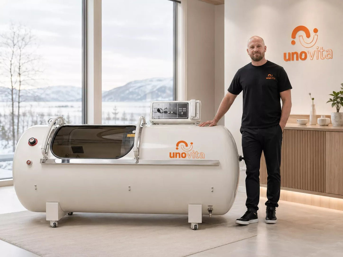 Uno Vita Macypan HP2202-90 HBOT-kamer met harde schaal met transparante schuifdeur en grote horizontale kamercabine
