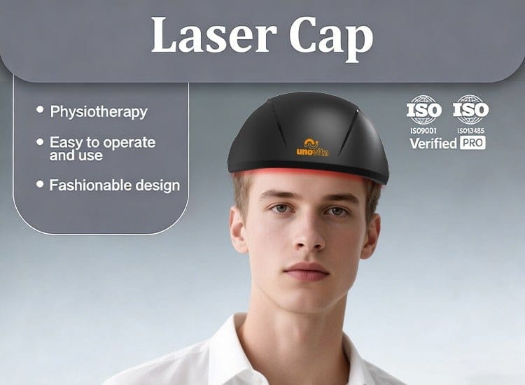 Sistema di crescita dei capelli con casco laser professionale Uno Vita con 552 diodi - Uno Vita AS