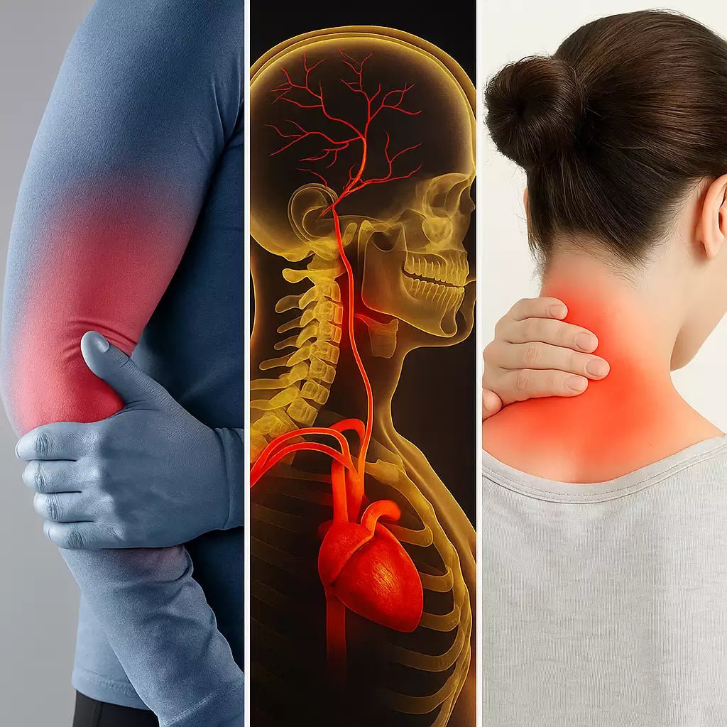Uno Vita Rot- und Blaulichttherapie-Nackengerät – Uno Vita AS