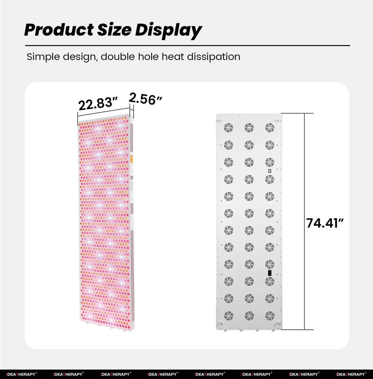 Uno Vita RLPRO2000 - X2 – 9 - Wavelength Full - Body Red Light and NIR Panel with Music, App and Luci Phi - Uno Vita AS