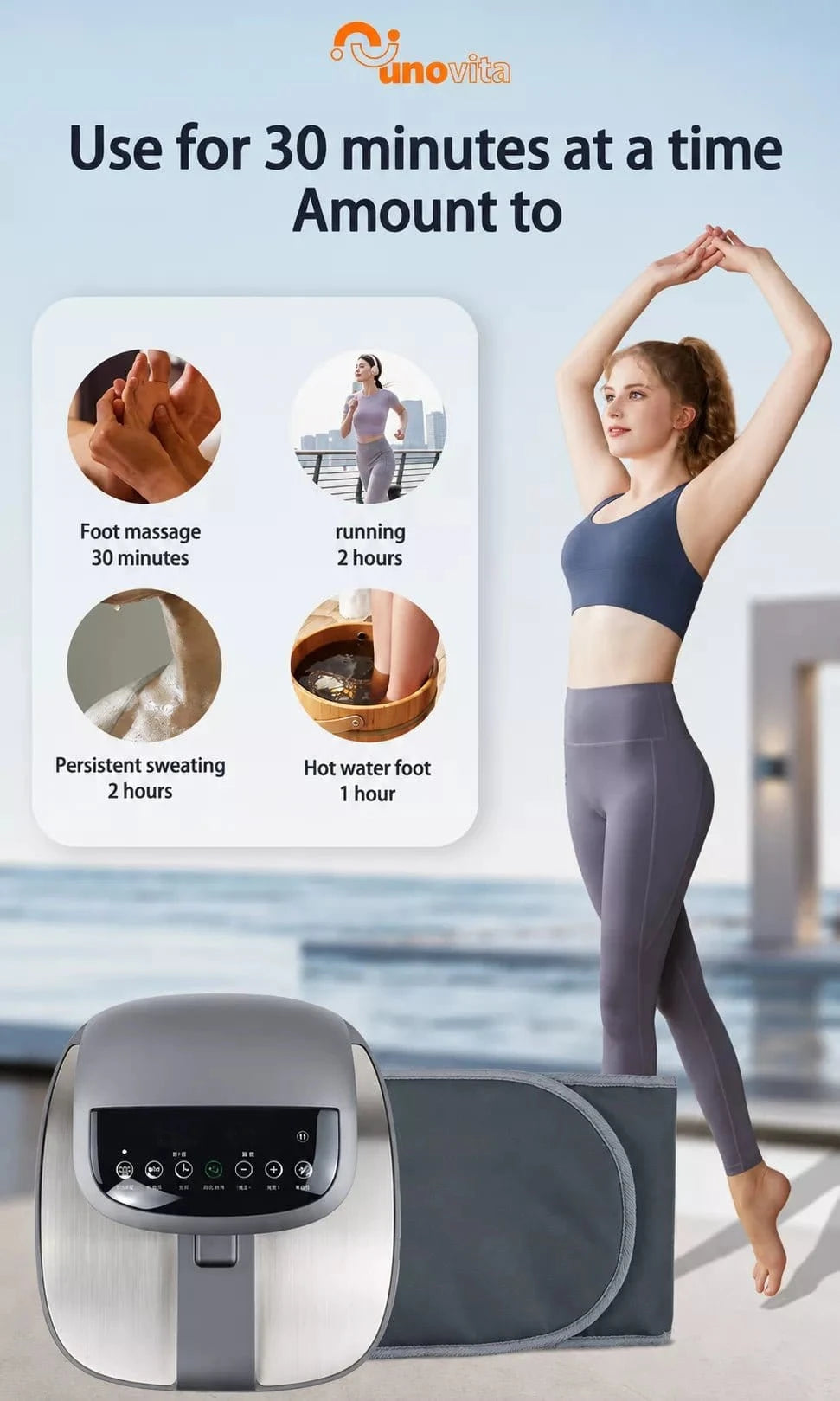 Masseur de pieds avancé Uno Vita THz Terahertz - Uno Vita AS