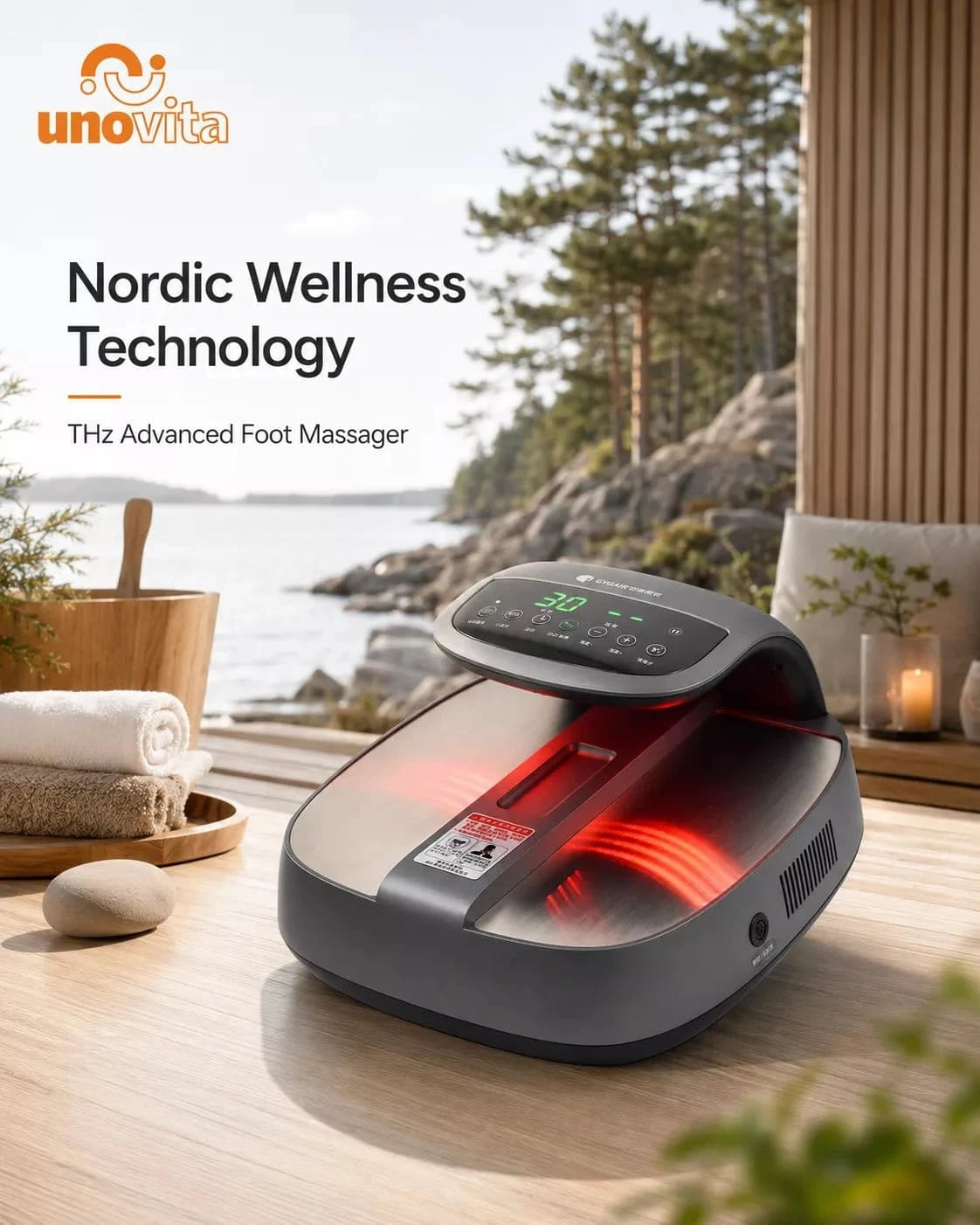 Masseur de pieds avancé Uno Vita THz Terahertz - Uno Vita AS