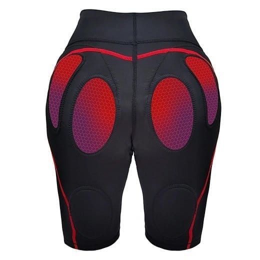 Pantaloncini da allenamento EMS Uno Vita YD-501 da uomo con elettrodi in fibra d'argento a 4 strati per allenamento per gambe e glutei