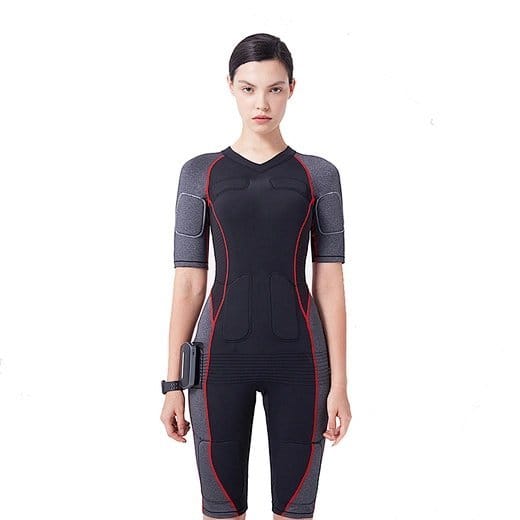 Uno Vita Women's EMS Training Suit with Wireless Full Body Design, 20 Pads, Silver Fiber Fabric and Silicone Electrodes