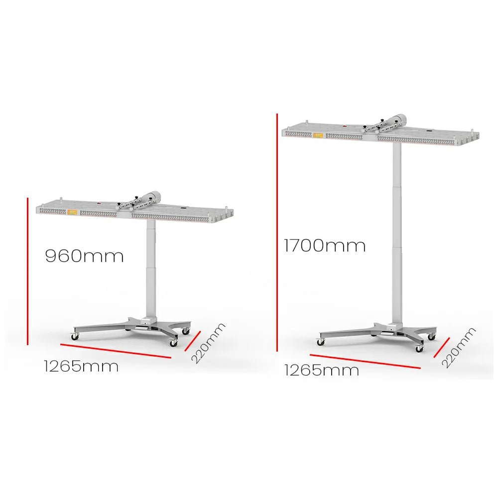 Uno Vita`s MS2000 - B - Staffa elettrica per pannello per terapia con luce rossa ruotante a 360 gradi - Uno Vita AS