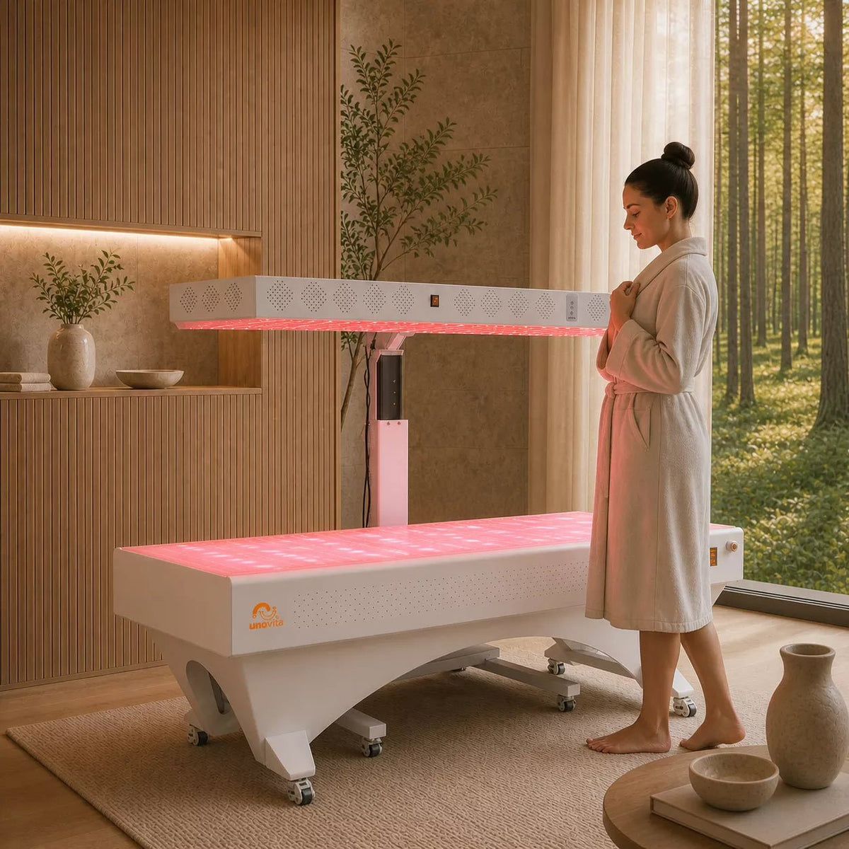 Uno Vita's Red Light Therapy Bed and Panel for clinics and professionals - Uno Vita AS