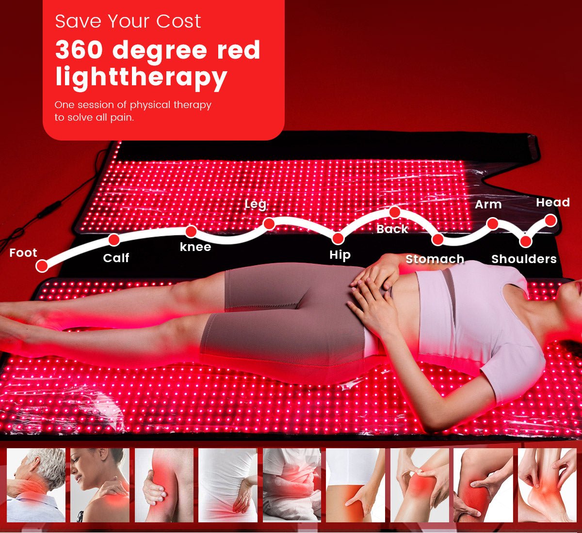 Uno Vitan Red Light Therapy Pad (demoyksikkö) - Uno Vita AS