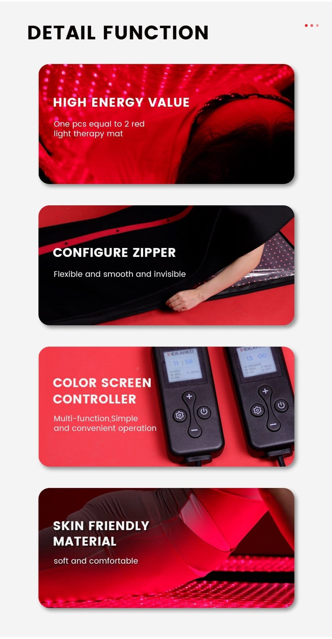 Uno Vitan Red Light Therapy Pad (demoyksikkö) - Uno Vita AS