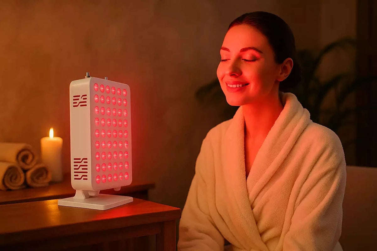 Uno Vitas RLPRO100 LED-terapilys (9 bølger - fuld spektrum rødt & NIR rødlysterapi) - Uno Vita AS