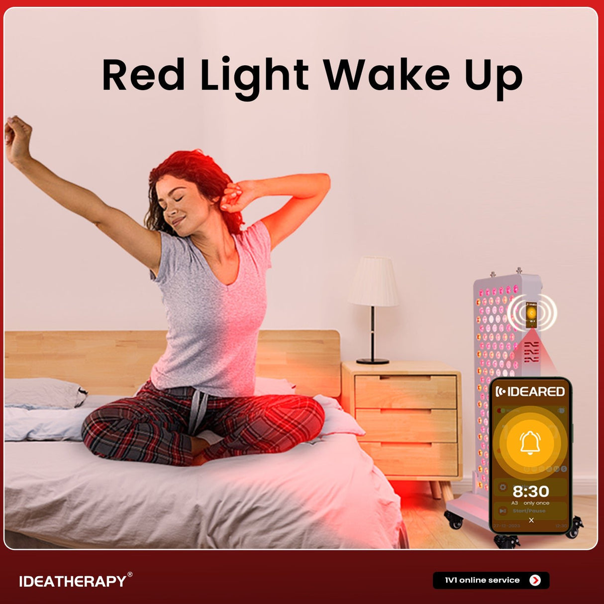 Uno Vita's RLPRO200 LED Therapy Light (full spectrum red light therapy) - Uno Vita AS