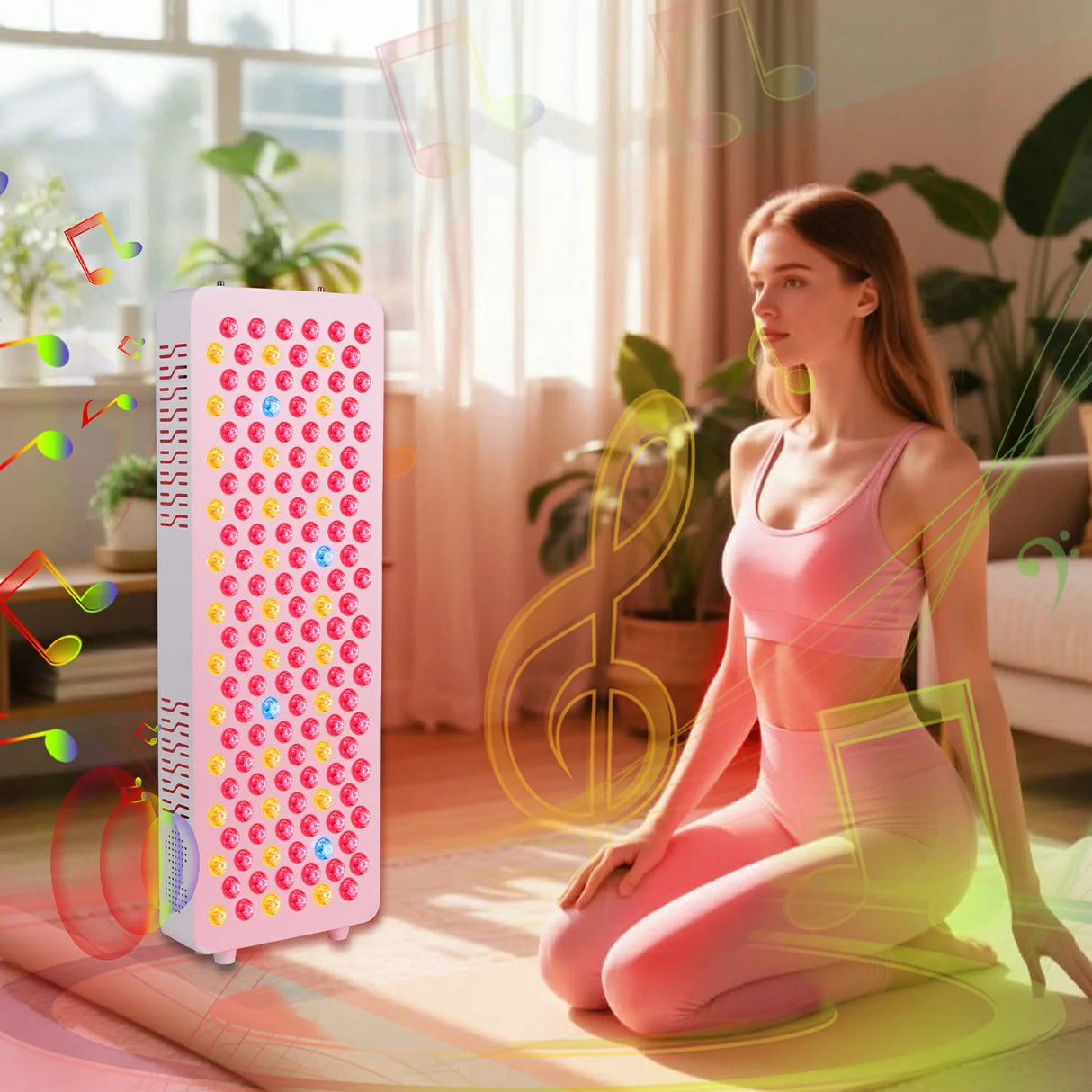 Uno Vita’s RLPRO200 - X2 – avansert rødlys - og NIR - lysterapi med 9 bølgelengder, musikk og Luci Phi - Uno Vita AS