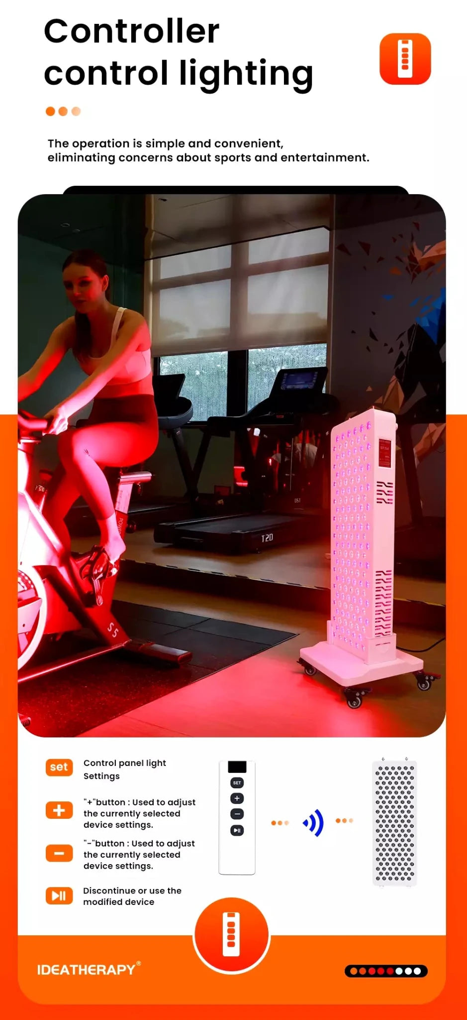 Uno Vita's RLPRO300 LED Therapy Light (full spectrum red light therapy) - Uno Vita AS