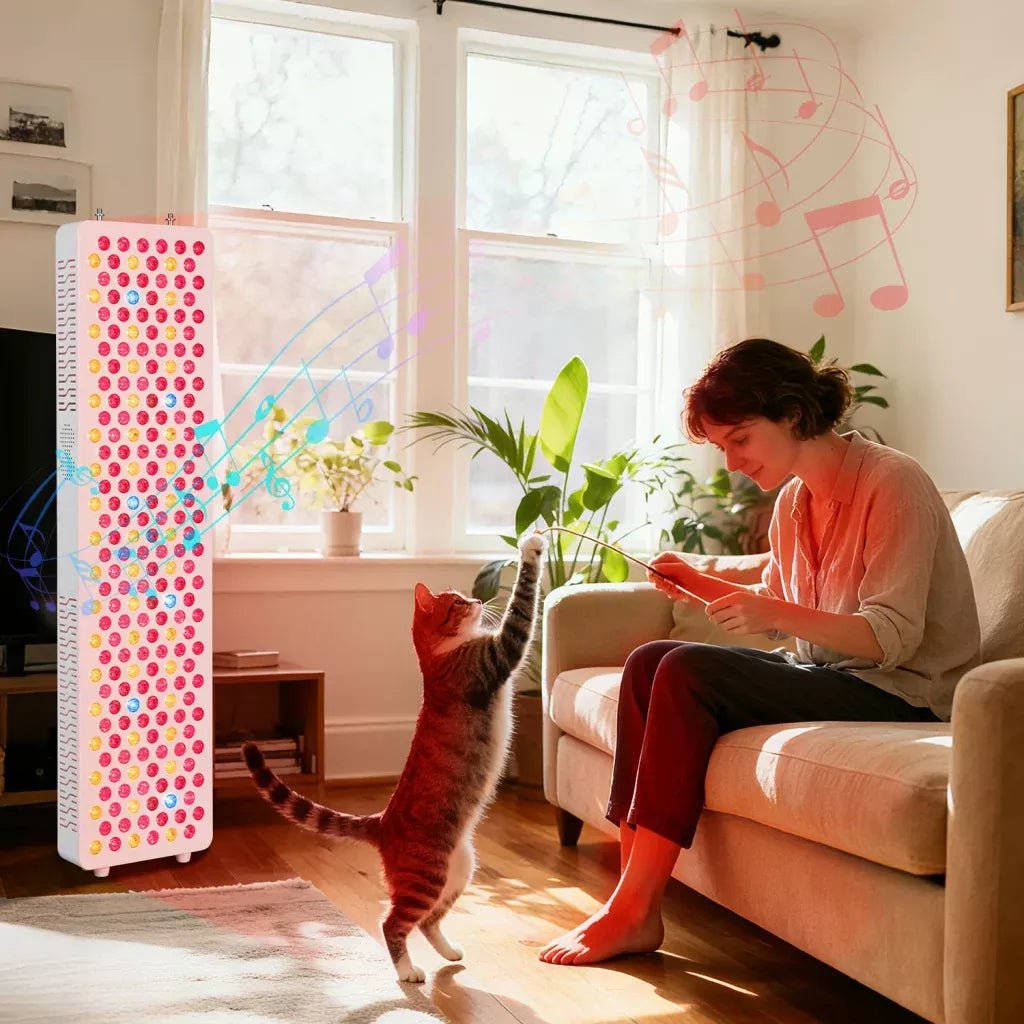 Uno Vita’s RLPRO300 - X2 – Innovative Red Light Therapy (9 waves – music – Luci Phi) - Uno Vita AS