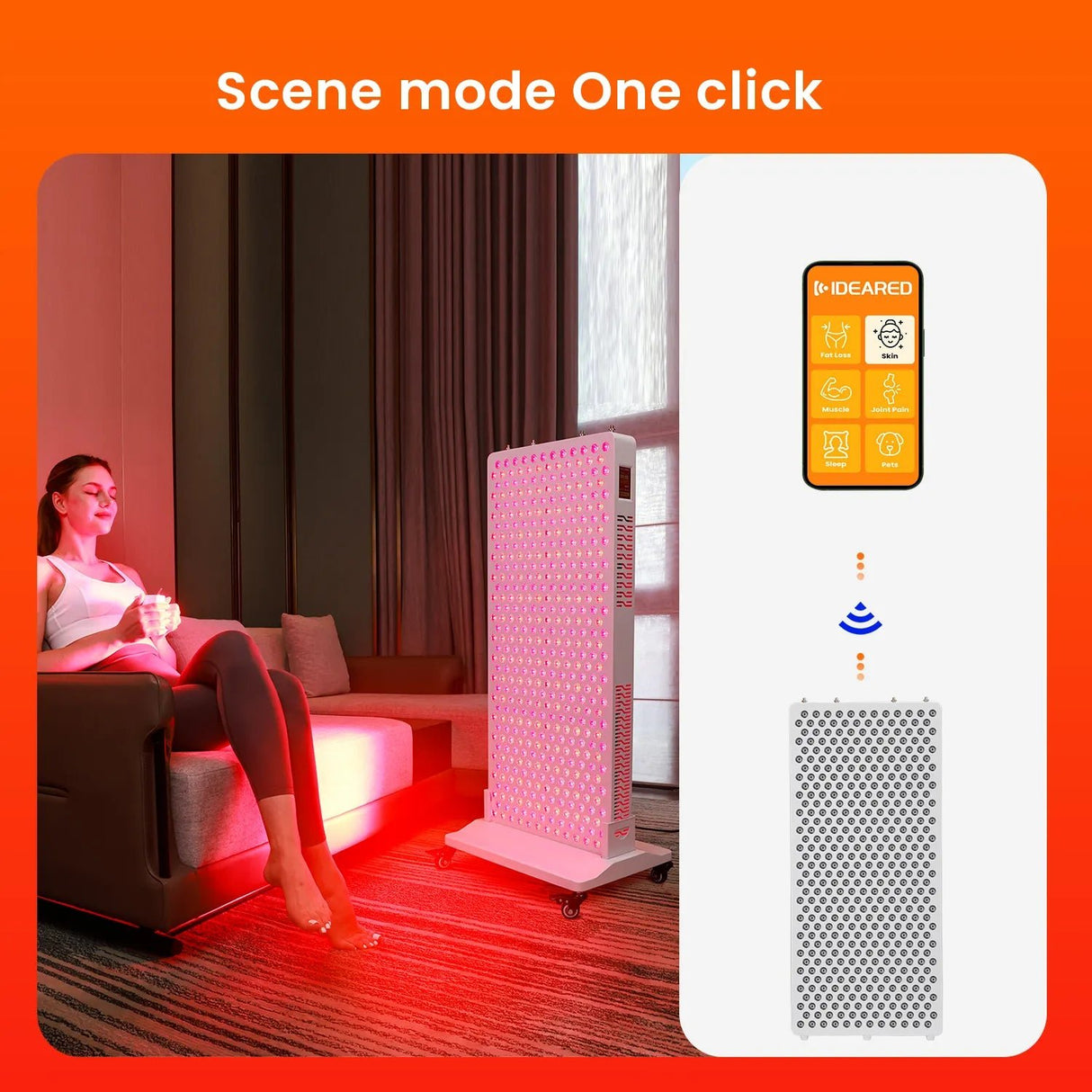 Uno Vita's RLPRO600 LED Therapy Light (full spectrum red light therapy) - Uno Vita AS