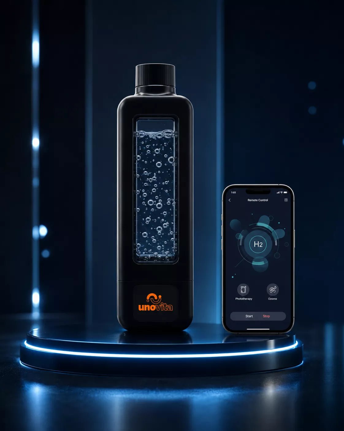 Uno Vita's Smart Hydrogen Water Cup Premium Edition - Uno Vita AS