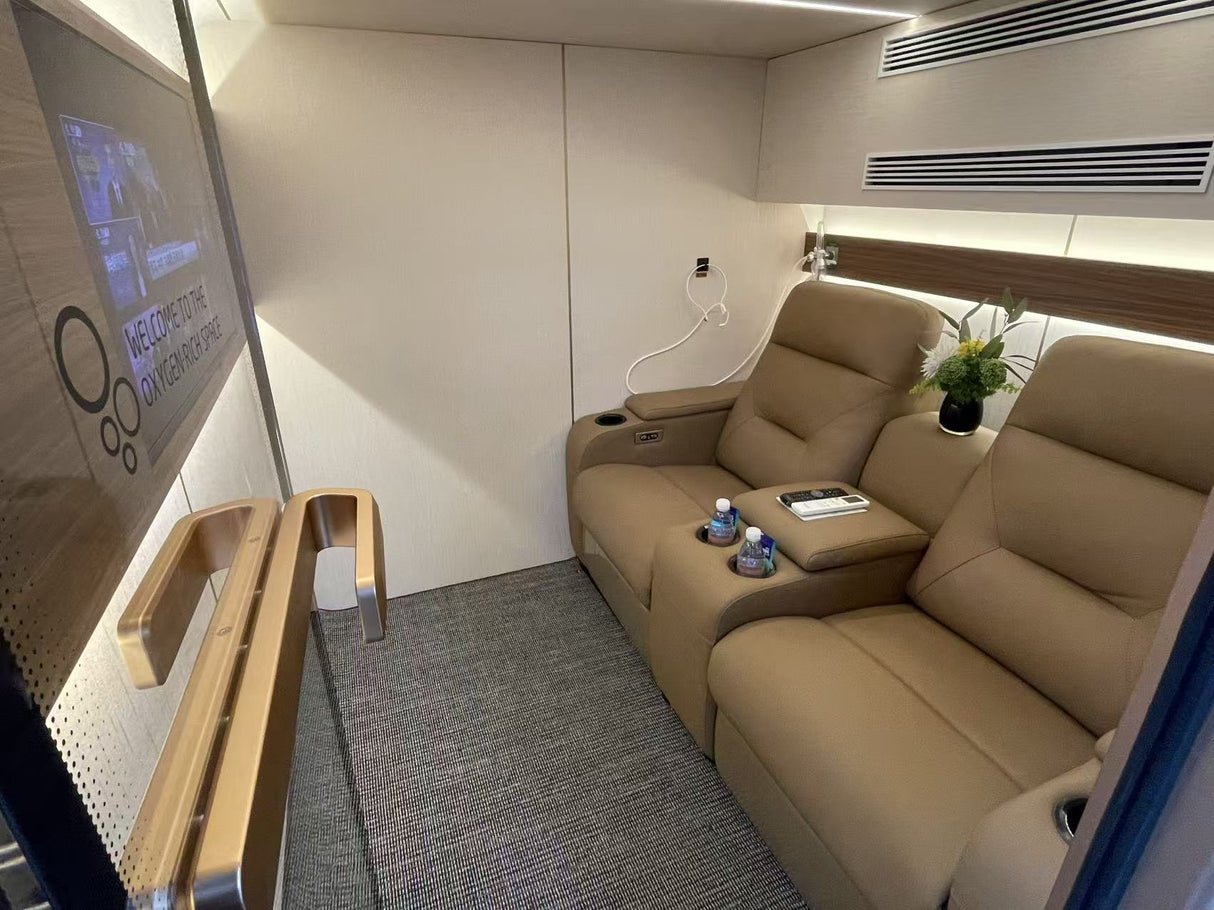 Uno Vita's Ueerl V6 Premium Edition Hard - Cámara de oxígeno hiperbárico Shell para 2 personas - Uno Vita AS