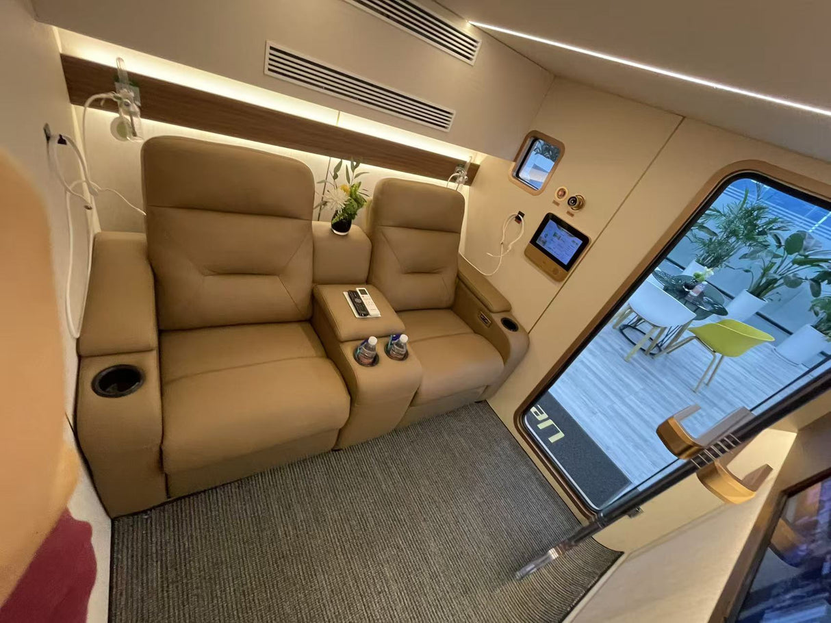 Uno Vita's Ueerl V6 Premium Edition Hard - Cámara de oxígeno hiperbárico Shell para 2 personas - Uno Vita AS