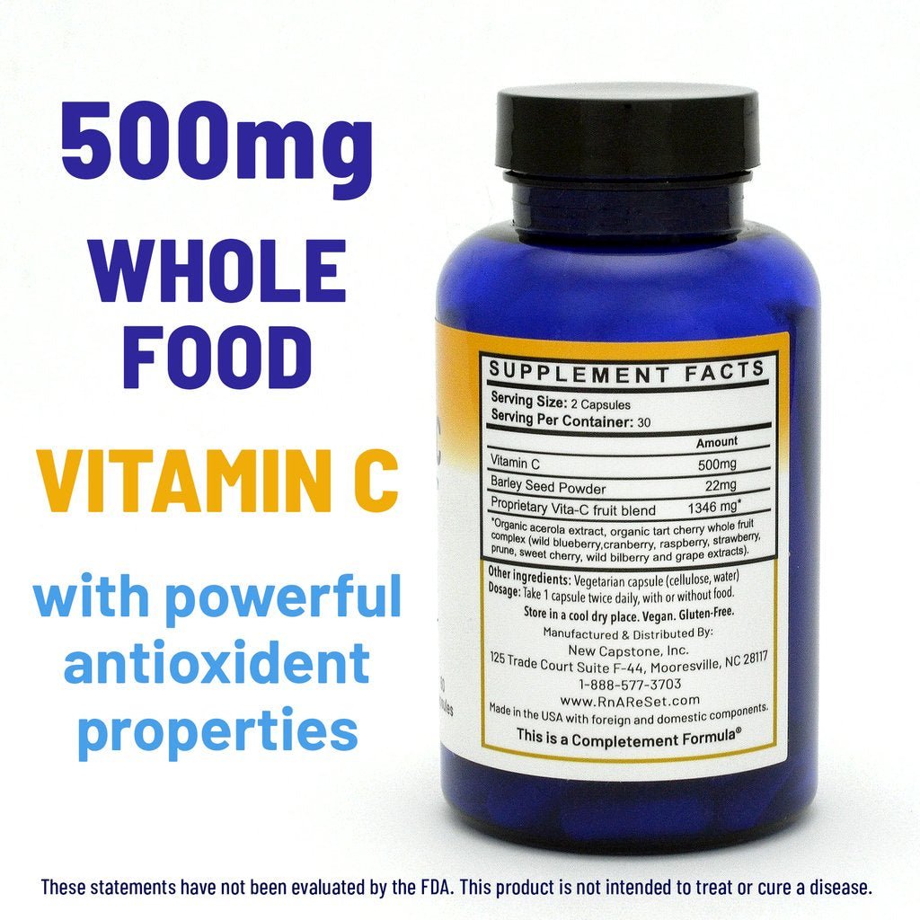 Vitamin C capsules - Whole C ReSet - Uno Vita AS