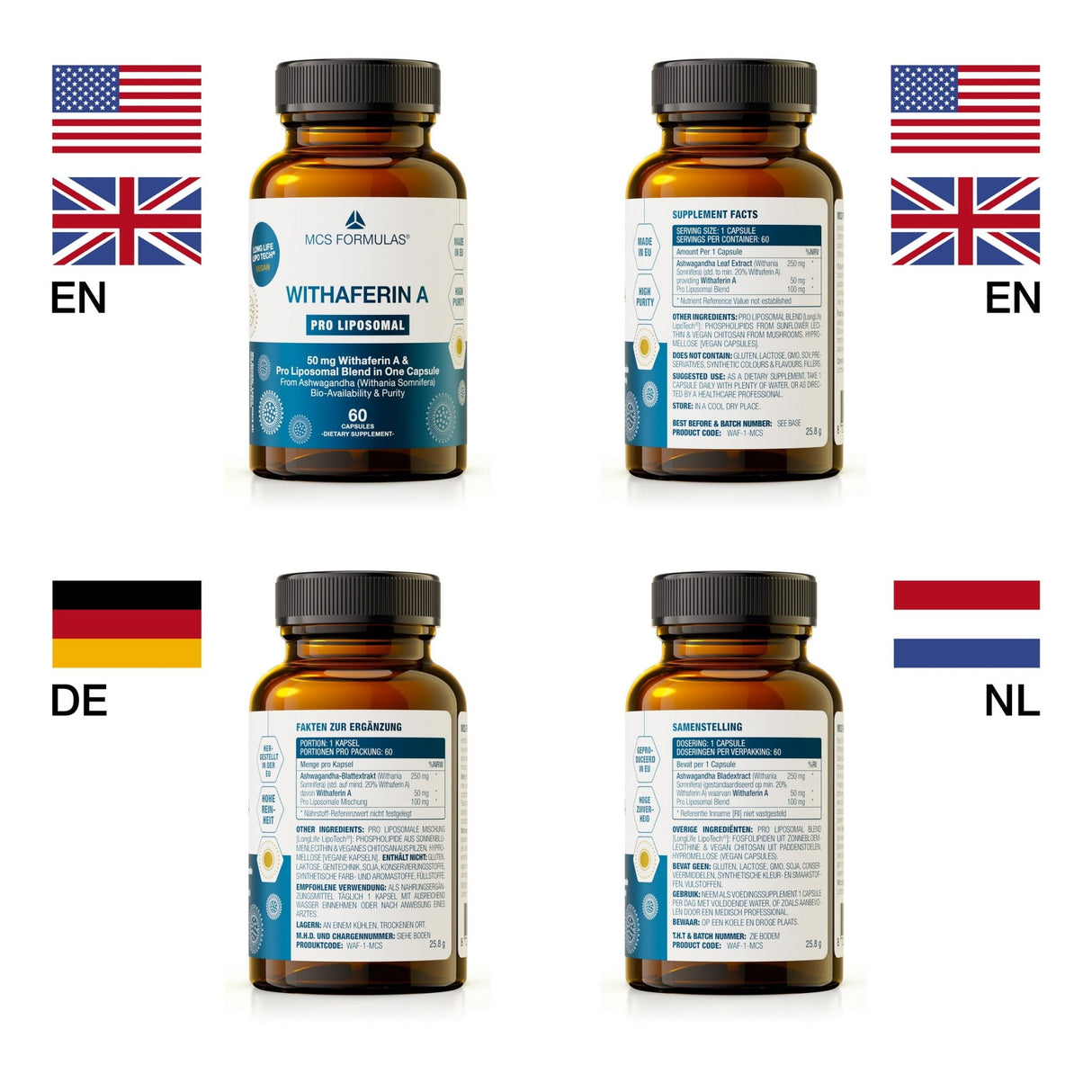 Withaferin A Pro Liposomal (cannot be ordered without a doctor's recommendation) - Uno Vita AS