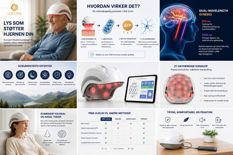 LuciPhi PBM Helmet – Fremtidens fotobiomodulasjon for hjernen, fokus, energi og mental ytelse
