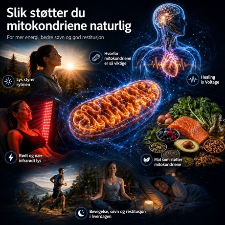 Slik støtter du mitokondriene naturlig – for mer energi, bedre søvn og god restitusjon - Uno Vita AS