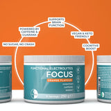 Functional Electrolytes Drink Mix Focus Orange Go-Keto 41 portioner