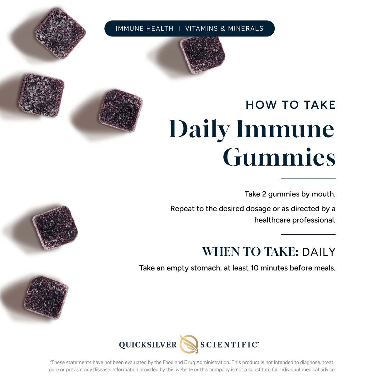 Gummies immunitaires quotidiennes