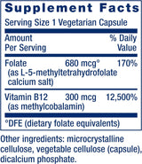 Folate bioactif et vitamine B12