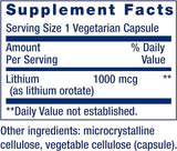 Lítio (1000 mcg)