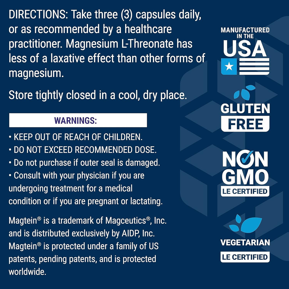 Neuro-Mag ™ magnesium supplement (90)